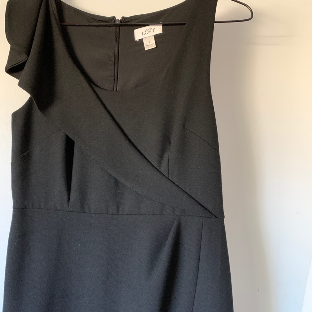 Loft Chic Little Black Dress - Picture 1 of 6